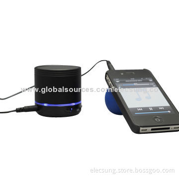 Bluetooth Wireless Speaker with T-Flash Card/FM Radio/USB Charge, 3W Output Power